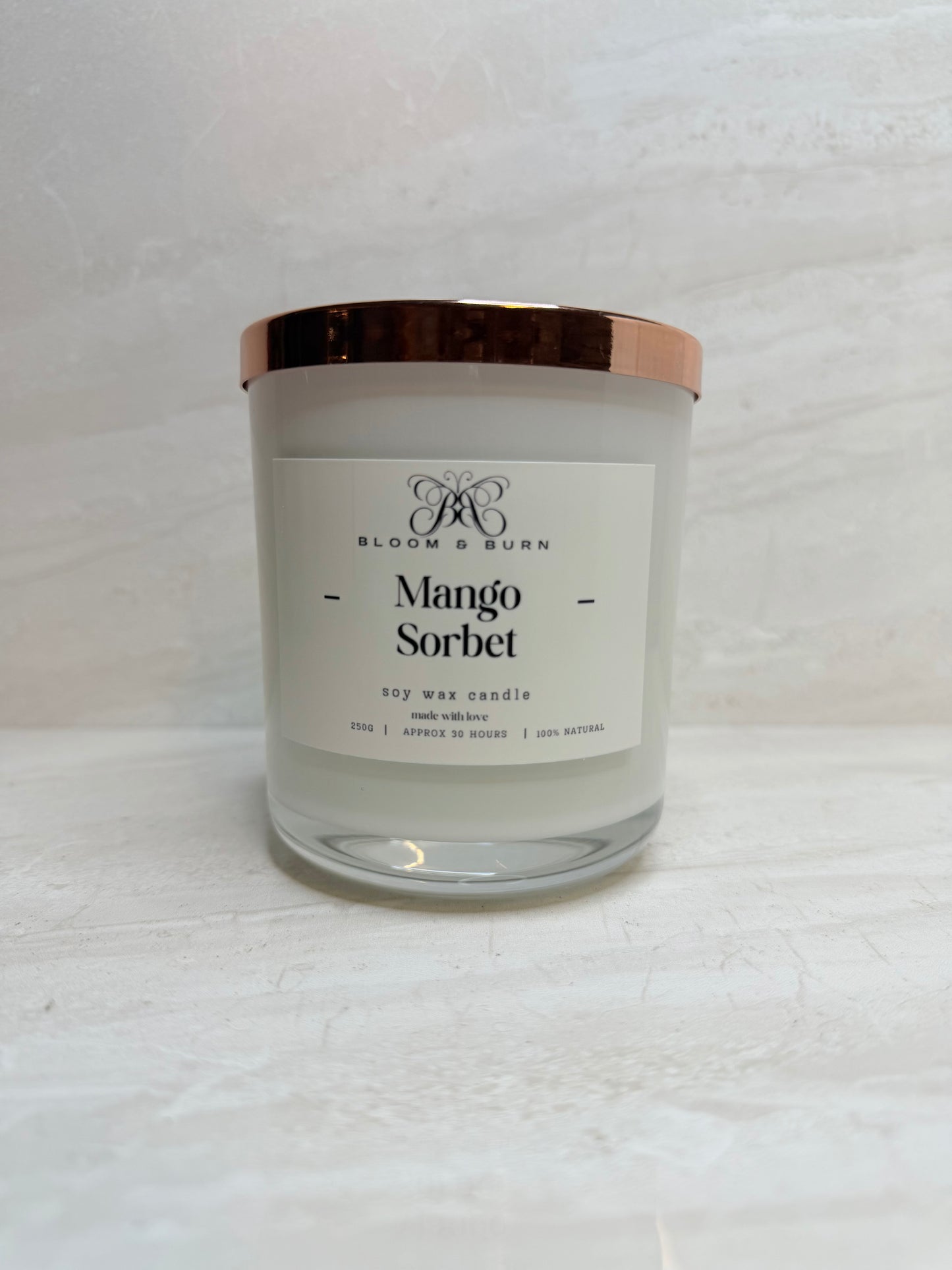 Classic Mango Sorbet Large Candle